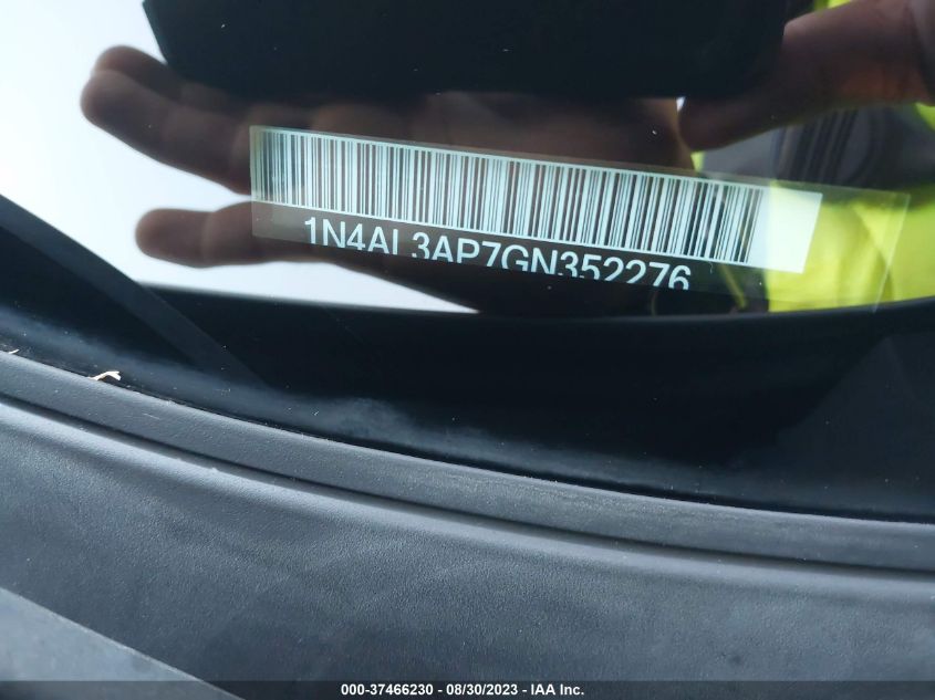 2016 NISSAN ALTIMA 2.5 S - 1N4AL3AP7GN352276