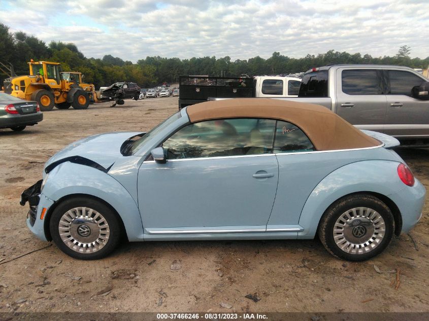 2015 VOLKSWAGEN BEETLE CONVERTIBLE 1.8T 3VW517AT5FM804902
