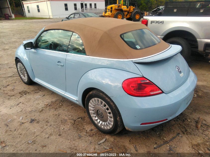 2015 VOLKSWAGEN BEETLE CONVERTIBLE 1.8T 3VW517AT5FM804902