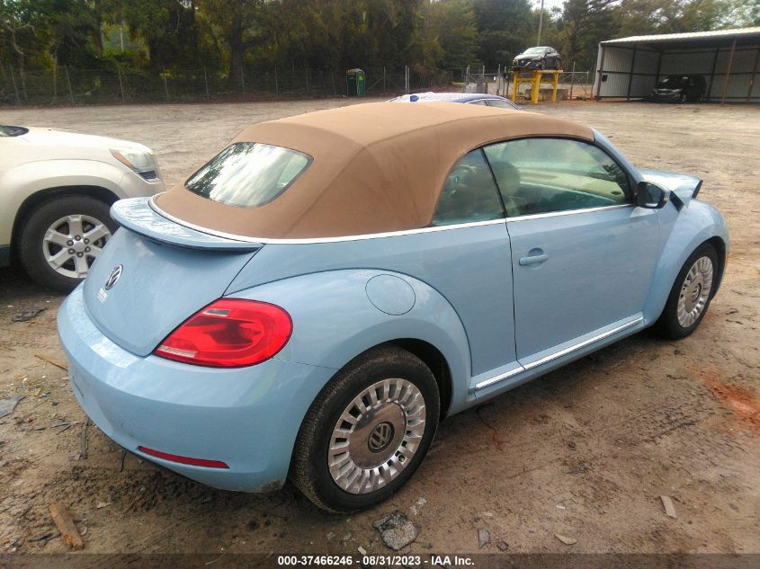 2015 VOLKSWAGEN BEETLE CONVERTIBLE 1.8T 3VW517AT5FM804902