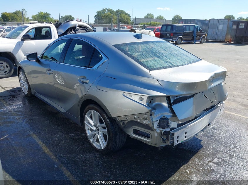 VIN JTHCA1D27M5110191 2021 LEXUS IS 300