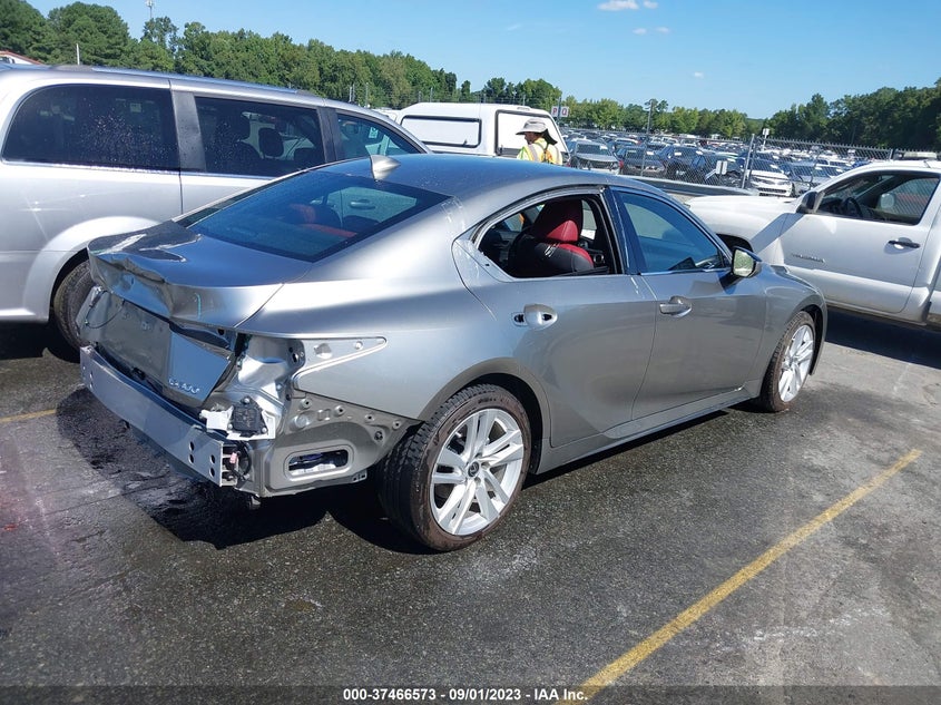 VIN JTHCA1D27M5110191 2021 LEXUS IS 300