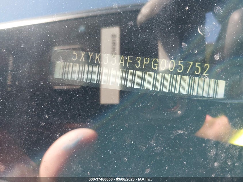 VIN 5XYK33AF3PG005752 2023 KIA SPORTAGE EX