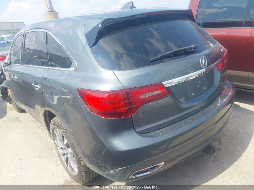 2014 ACURA MDX TECHNOLOGY - 5FRYD3H43EB002378