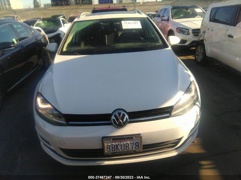 2015 VOLKSWAGEN GOLF SPORTWAGEN TDI SEL 3VWCA7AU2FM504086