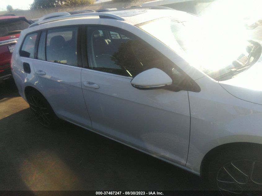 2015 VOLKSWAGEN GOLF SPORTWAGEN TDI SEL 3VWCA7AU2FM504086