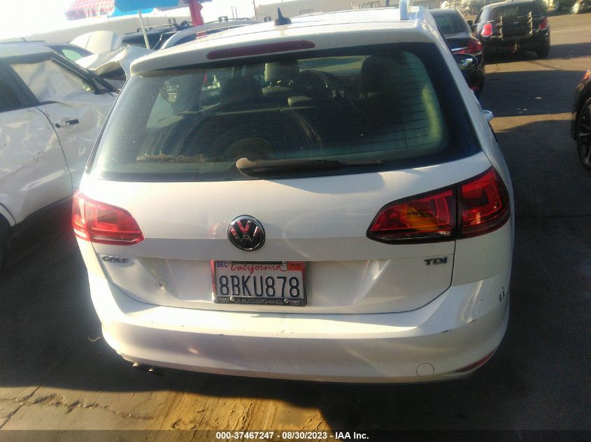 2015 VOLKSWAGEN GOLF SPORTWAGEN TDI SEL 3VWCA7AU2FM504086