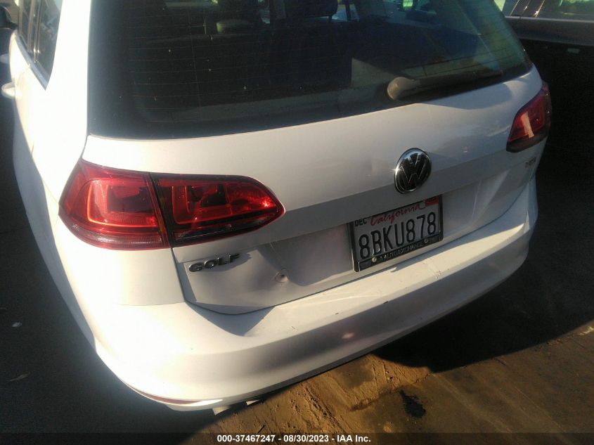 2015 VOLKSWAGEN GOLF SPORTWAGEN TDI SEL 3VWCA7AU2FM504086