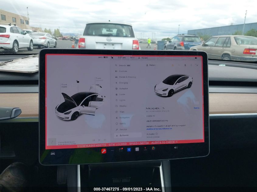 2019 TESLA MODEL 3 RANGE - 5YJ3E1EA6KF466770