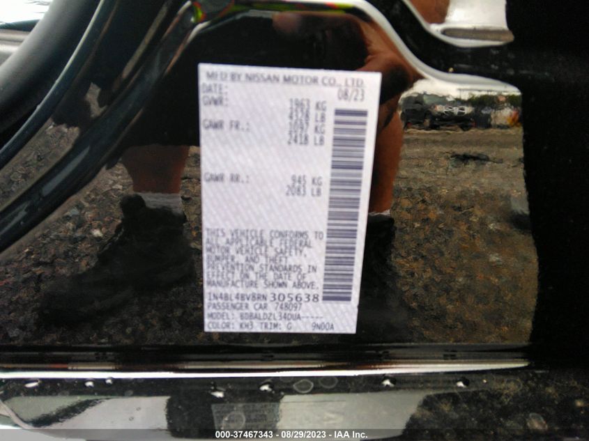 2024 NISSAN MAXIMA - 1N4BL4BV8RN305638