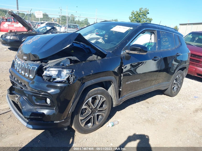 VIN 3C4NJDCB2NT160298 2022 JEEP COMPASS LIMITED