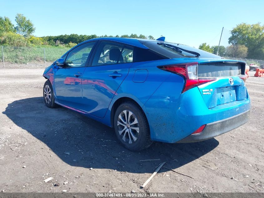2019 TOYOTA PRIUS LE/XLE - JTDL9RFU8K3006776