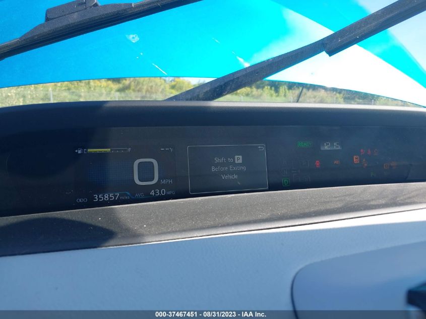 2019 TOYOTA PRIUS LE/XLE - JTDL9RFU8K3006776