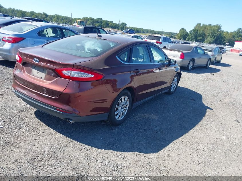 2015 FORD FUSION S - 3FA6P0G72FR124133