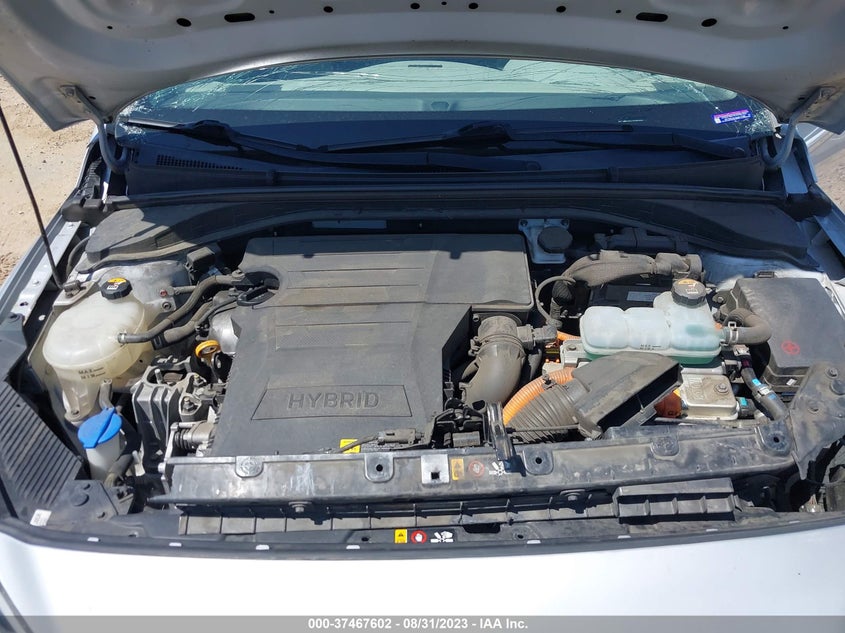 VIN KMHC65LC0JU083269 2018 HYUNDAI IONIQ HYBRID BLUE
