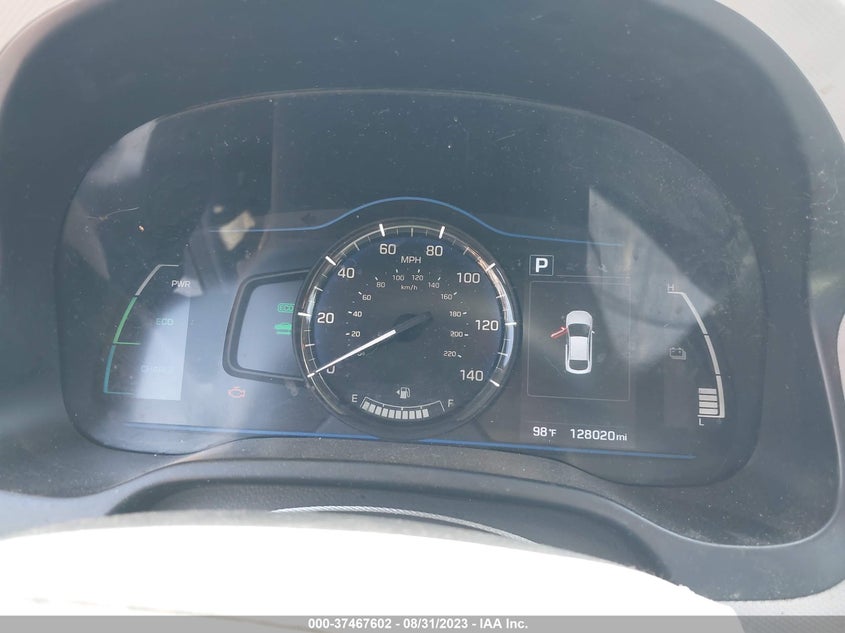 VIN KMHC65LC0JU083269 2018 HYUNDAI IONIQ HYBRID BLUE