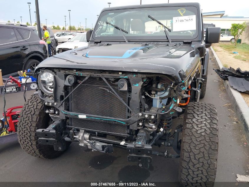 2022 JEEP WRANGLER 4XE UNLIMITED RUBICON 1C4JJXR68NW113622