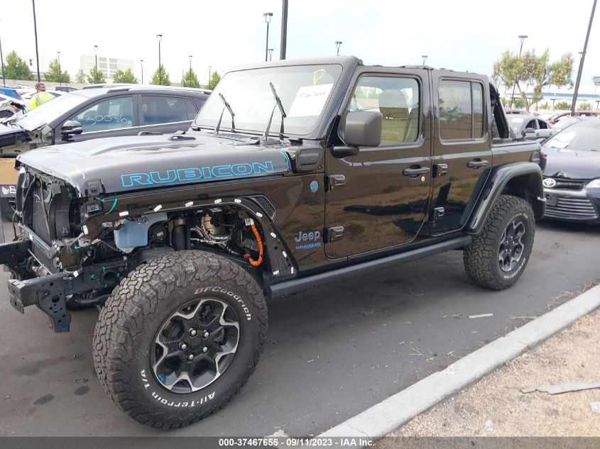 2022 JEEP WRANGLER 4XE UNLIMITED RUBICON 1C4JJXR68NW113622