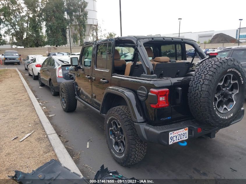 2022 JEEP WRANGLER 4XE UNLIMITED RUBICON 1C4JJXR68NW113622