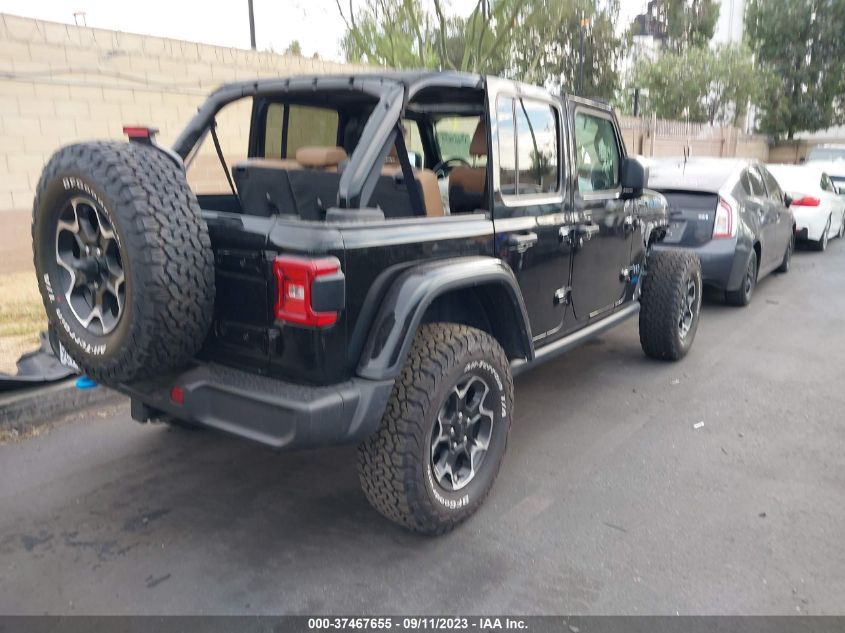 2022 JEEP WRANGLER 4XE UNLIMITED RUBICON 1C4JJXR68NW113622