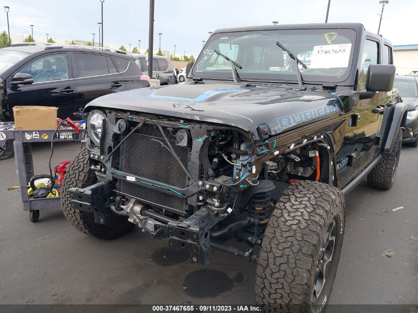 2022 JEEP WRANGLER 4XE UNLIMITED RUBICON 1C4JJXR68NW113622