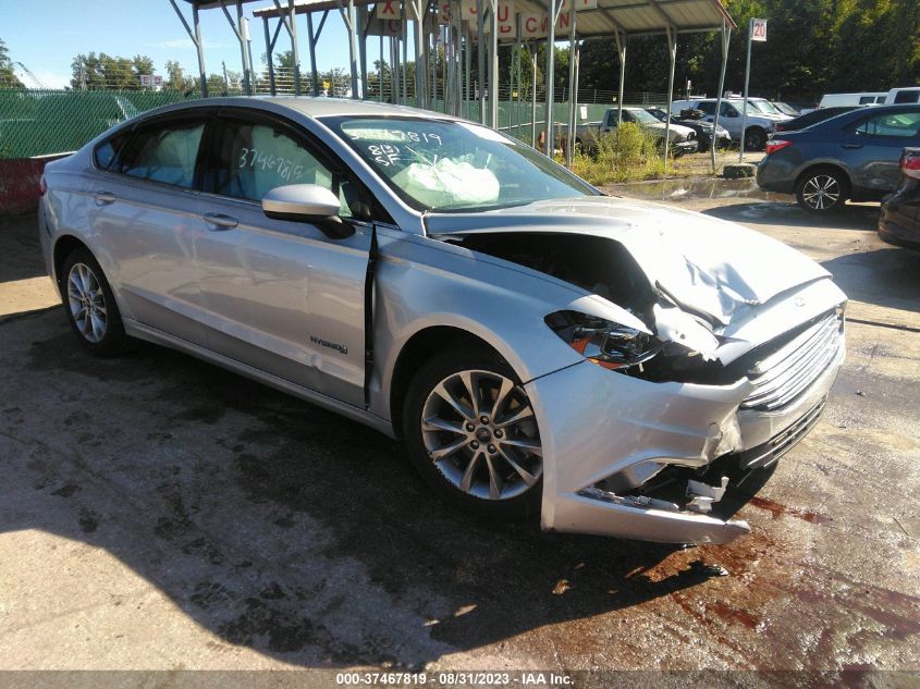 2017 FORD FUSION HYBRID SE - 3FA6P0LU2HR233142