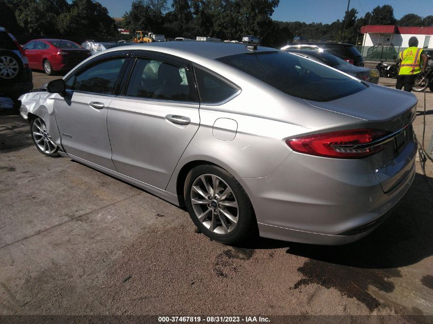 2017 FORD FUSION HYBRID SE - 3FA6P0LU2HR233142