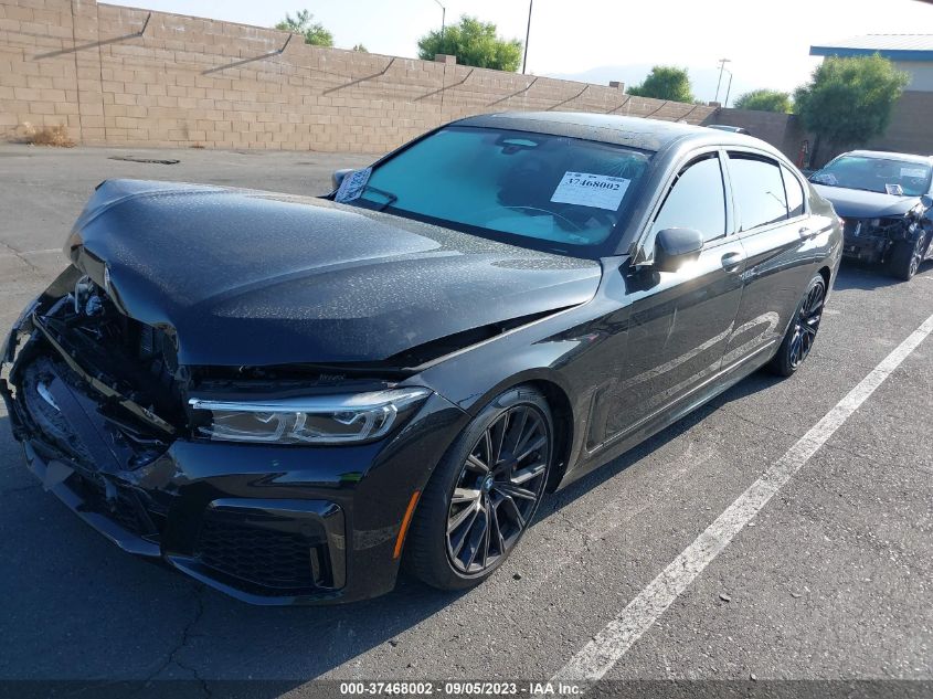 2022 BMW 750I XDRIVE WBA7U2C09NCH70407