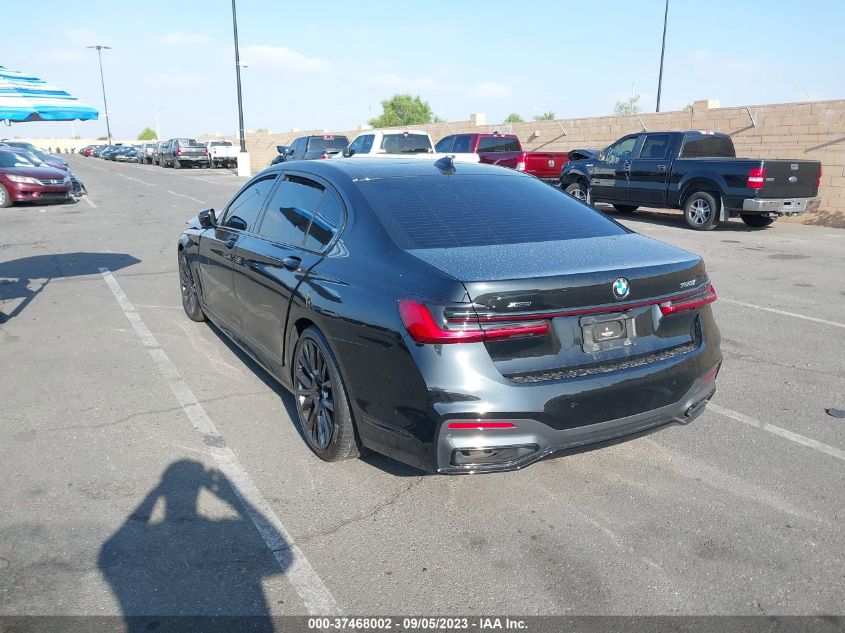 2022 BMW 750I XDRIVE WBA7U2C09NCH70407