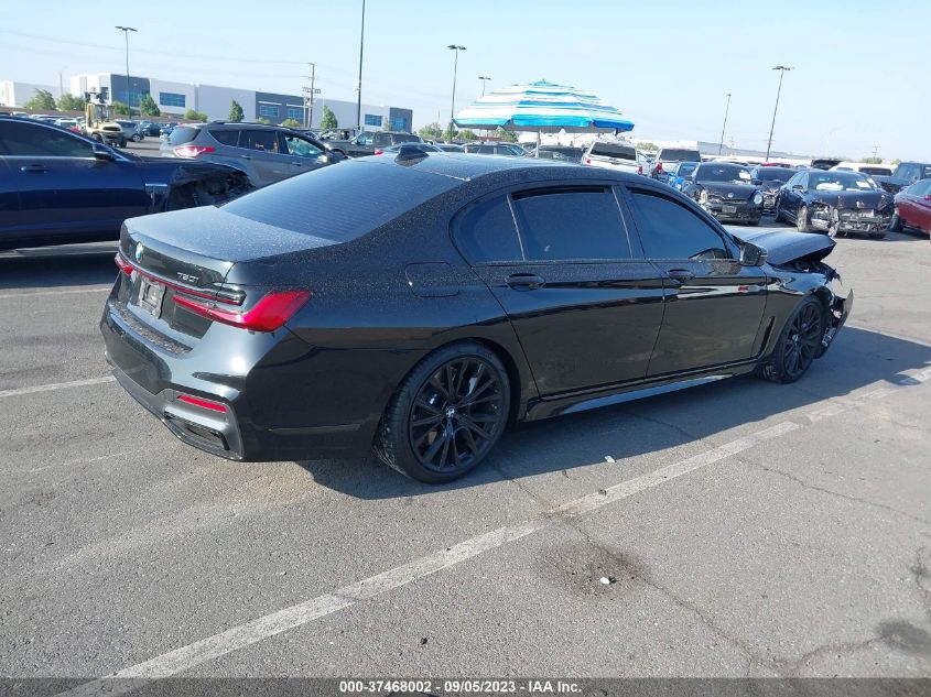 2022 BMW 750I XDRIVE WBA7U2C09NCH70407