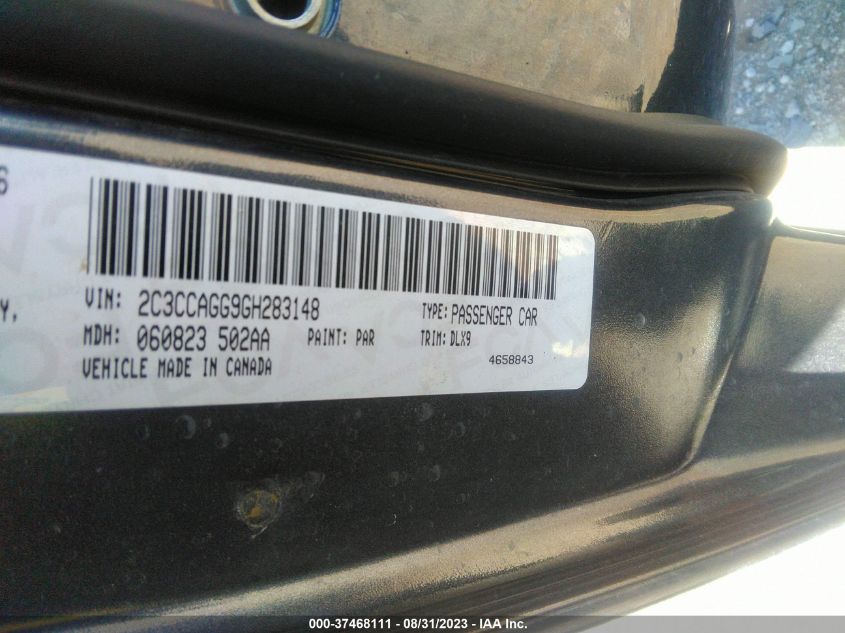 2016 CHRYSLER 300 S - 2C3CCAGG9GH283148