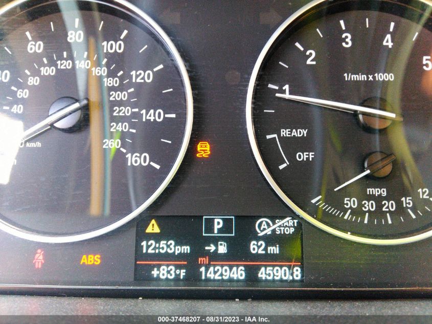 2014 BMW 3 SERIES 320I - WBA3B1C5XEK133653