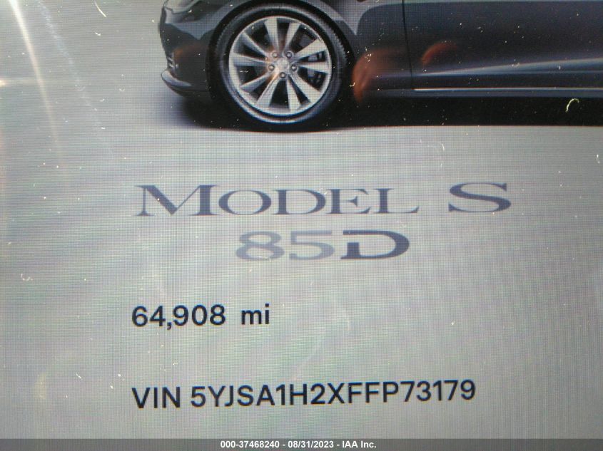 2015 TESLA MODEL S 85D/P85D/70D/90D/P90D - 5YJSA1H2XFFP73179