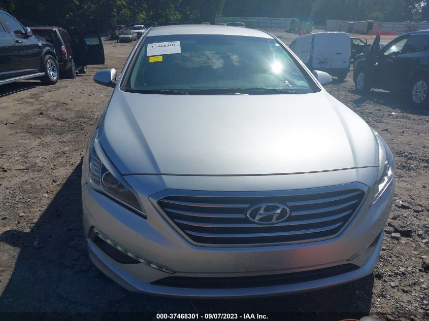 2015 HYUNDAI SONATA 2.4L SE - 5NPE24AF0FH203525