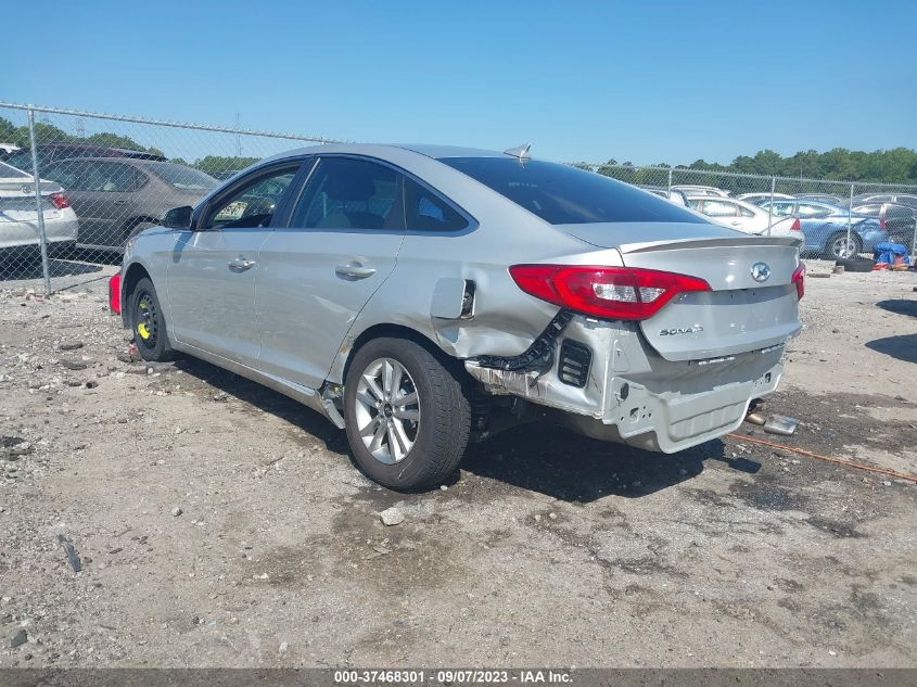 2015 HYUNDAI SONATA 2.4L SE - 5NPE24AF0FH203525