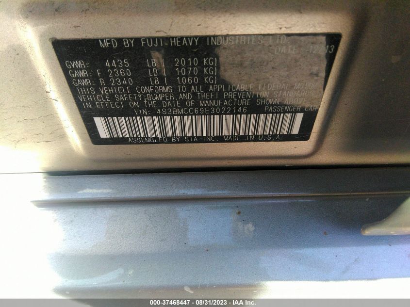 2014 SUBARU LEGACY 2.5I PREMIUM - 4S3BMCC69E3022146
