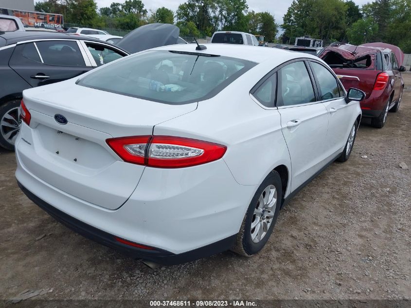 2016 FORD FUSION S - 1FA6P0G76G5115990