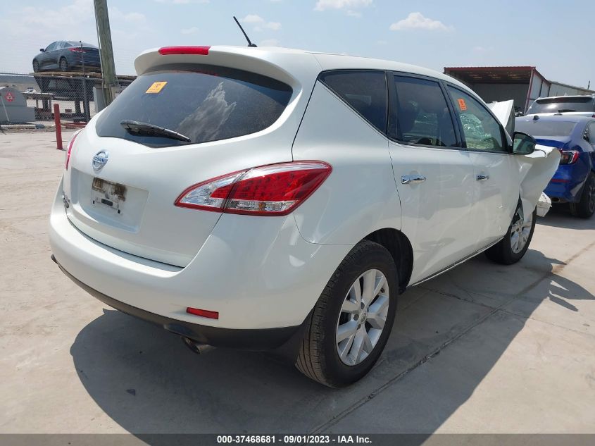 2014 NISSAN MURANO S - JN8AZ1MU9EW401990