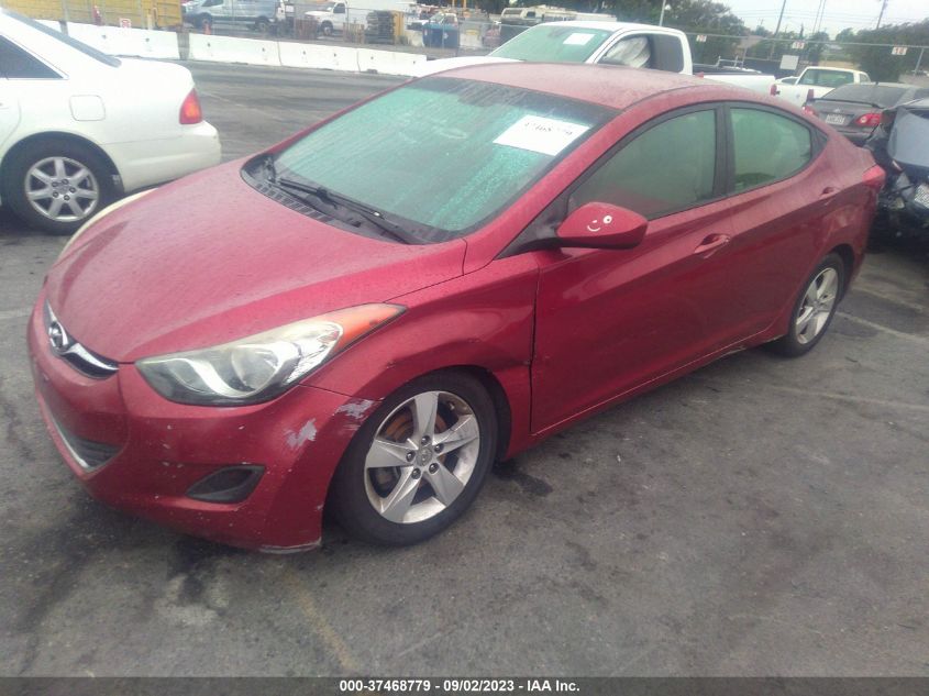 2013 HYUNDAI ELANTRA GLS PZEV - 5NPDH4AEXDH316719
