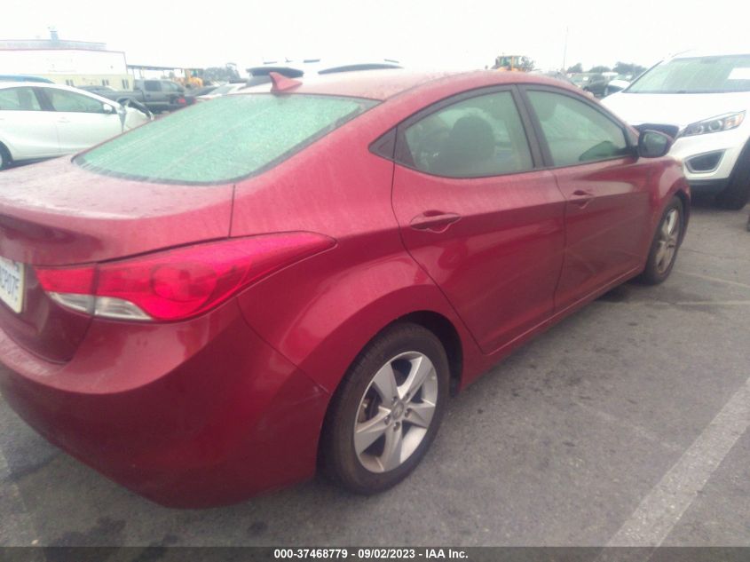 2013 HYUNDAI ELANTRA GLS PZEV - 5NPDH4AEXDH316719