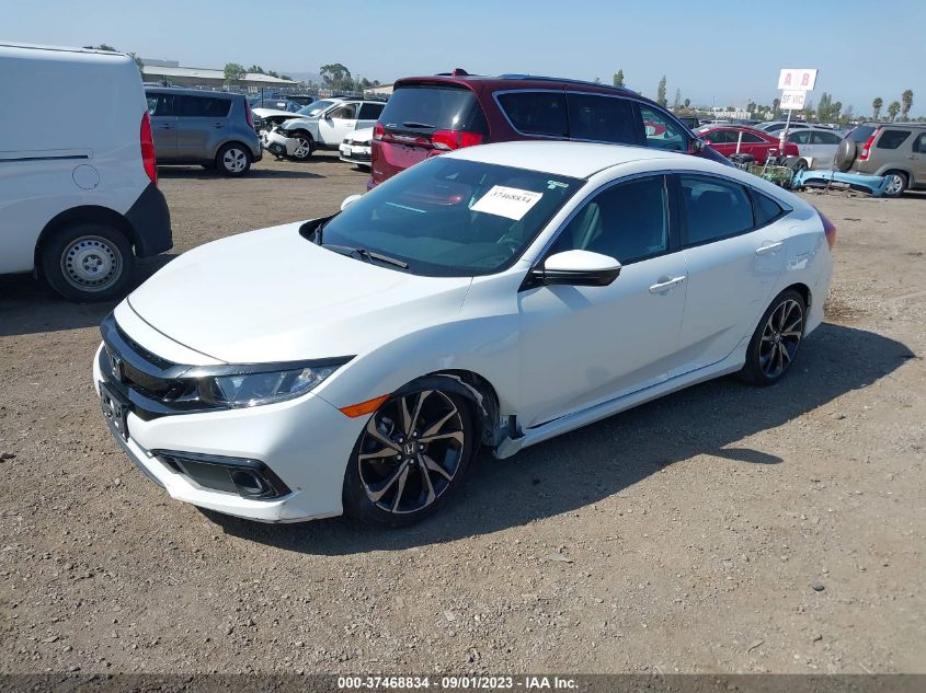 VIN 2HGFC2F80MH526240 2021 HONDA CIVIC SEDAN SPORT