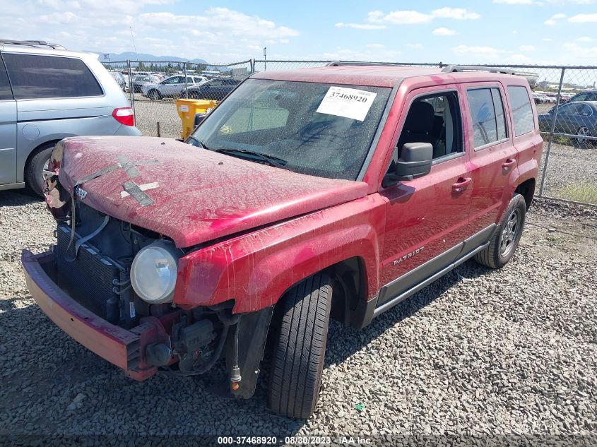 2014 JEEP PATRIOT SPORT - 1C4NJPBA5ED749801