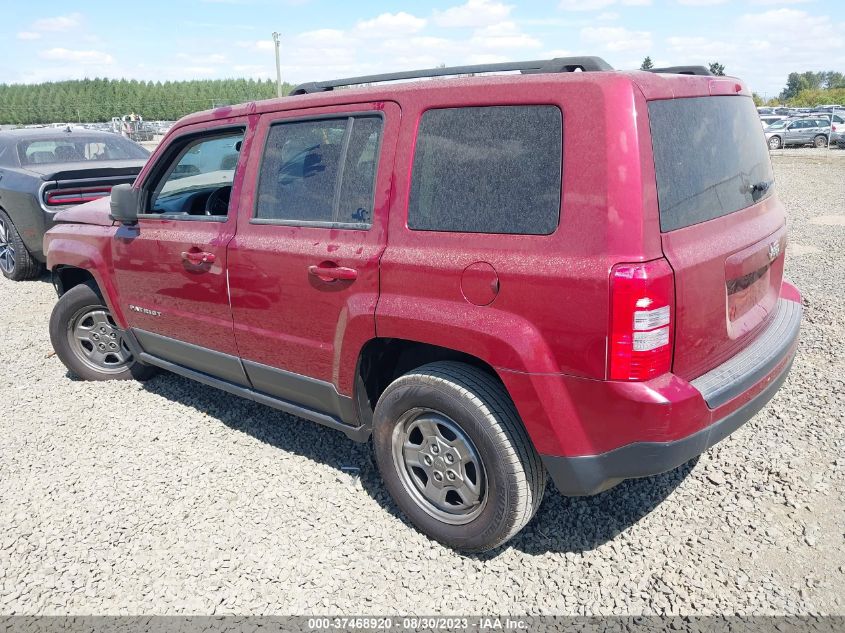 2014 JEEP PATRIOT SPORT - 1C4NJPBA5ED749801