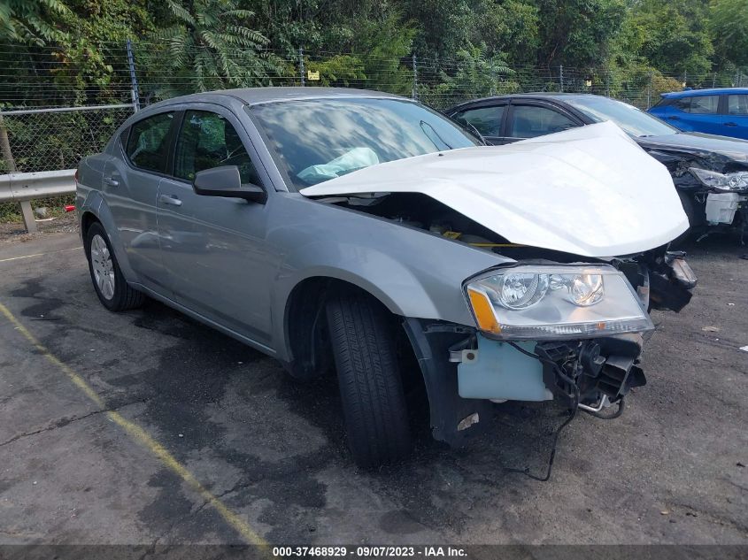 2014 DODGE AVENGER SE - 1C3CDZAB4EN125880