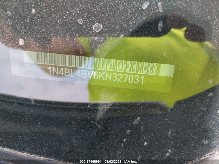2019 NISSAN ALTIMA 2.5 S - 1N4BL4BV6KN327031