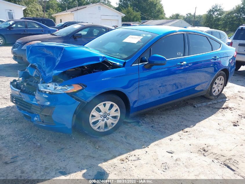 2020 FORD FUSION S - 3FA6P0G75LR220561