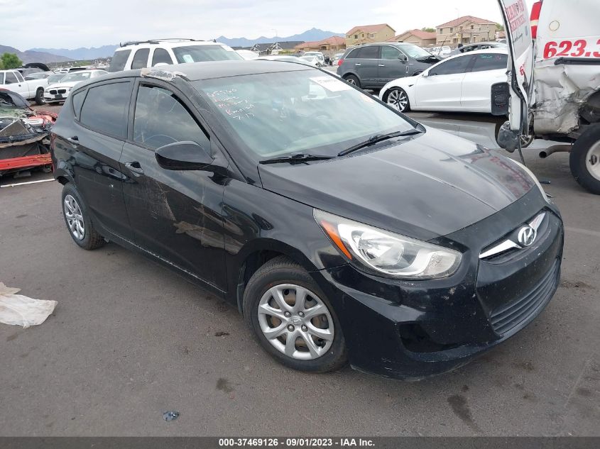 2013 HYUNDAI ACCENT GS - KMHCT5AEXDU098413