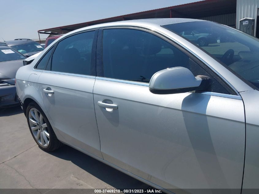 2013 AUDI A4 PREMIUM PLUS - WAUFFAFL8DN014816