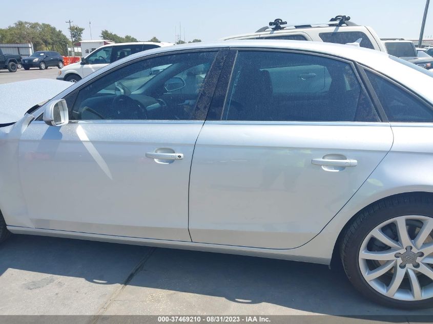 2013 AUDI A4 PREMIUM PLUS - WAUFFAFL8DN014816
