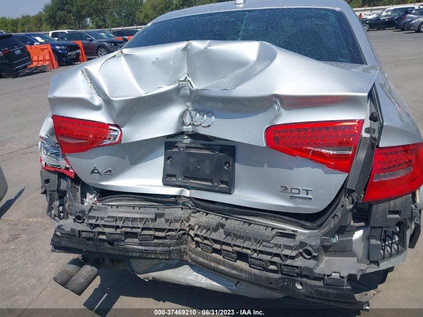 2013 AUDI A4 PREMIUM PLUS - WAUFFAFL8DN014816